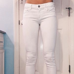 White American Eagle Jean Jeggings Size 4